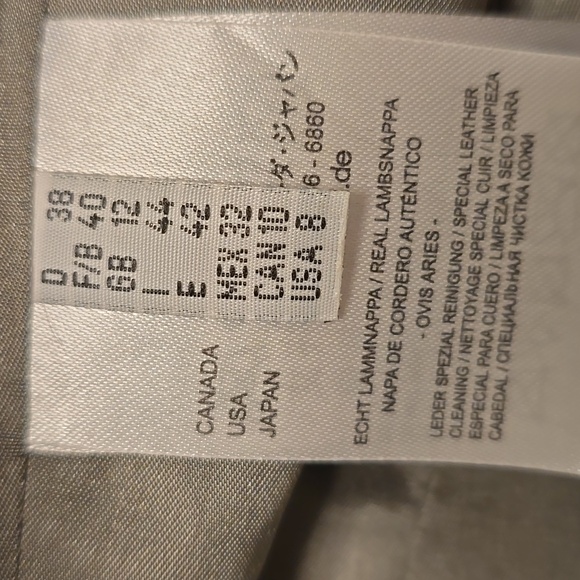 LAUREL Brown Leather Coat - Picture 5 of 10